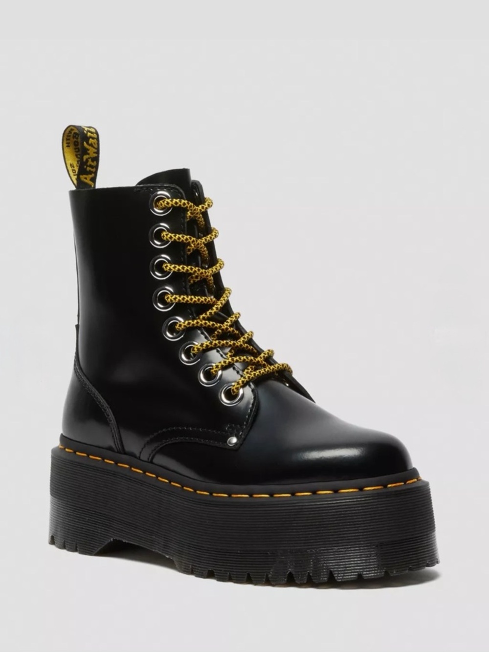 Black Dr. Martens Jadon Max Platform Boots - Women’s Size 9